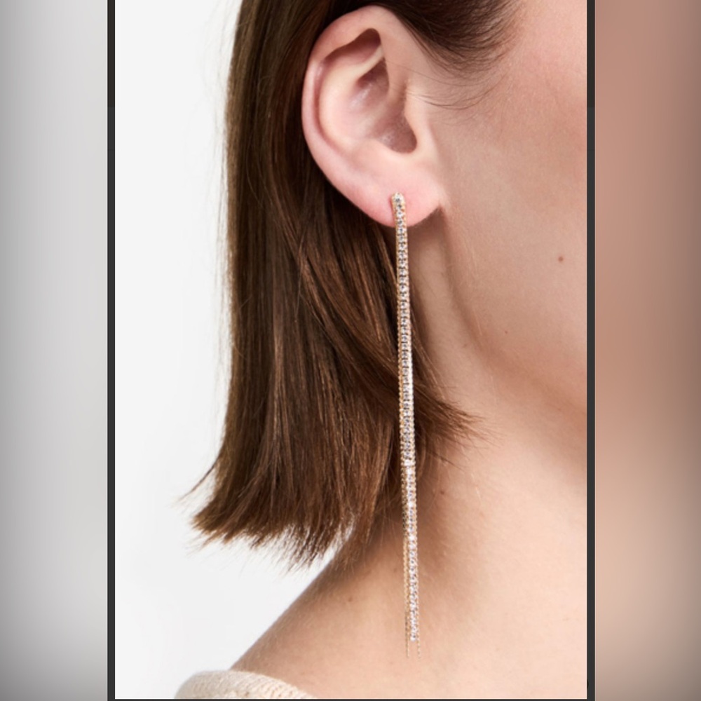 shashi ludovica earrings NIB